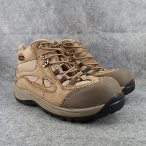 Cabelas Shoes Mens 13 Hiking Boots Outdoor Leather Mid Lace Up Active Trek Brown
